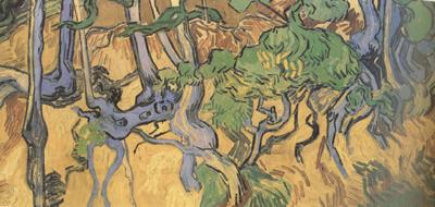 Vincent Van Gogh Tree Root and Trunks (nn04) Norge oil painting art